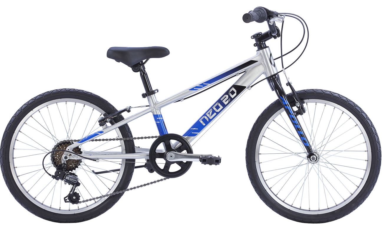 Фотография Велосипед Apollo NEO 6s boys 20" 2022 серо-синий