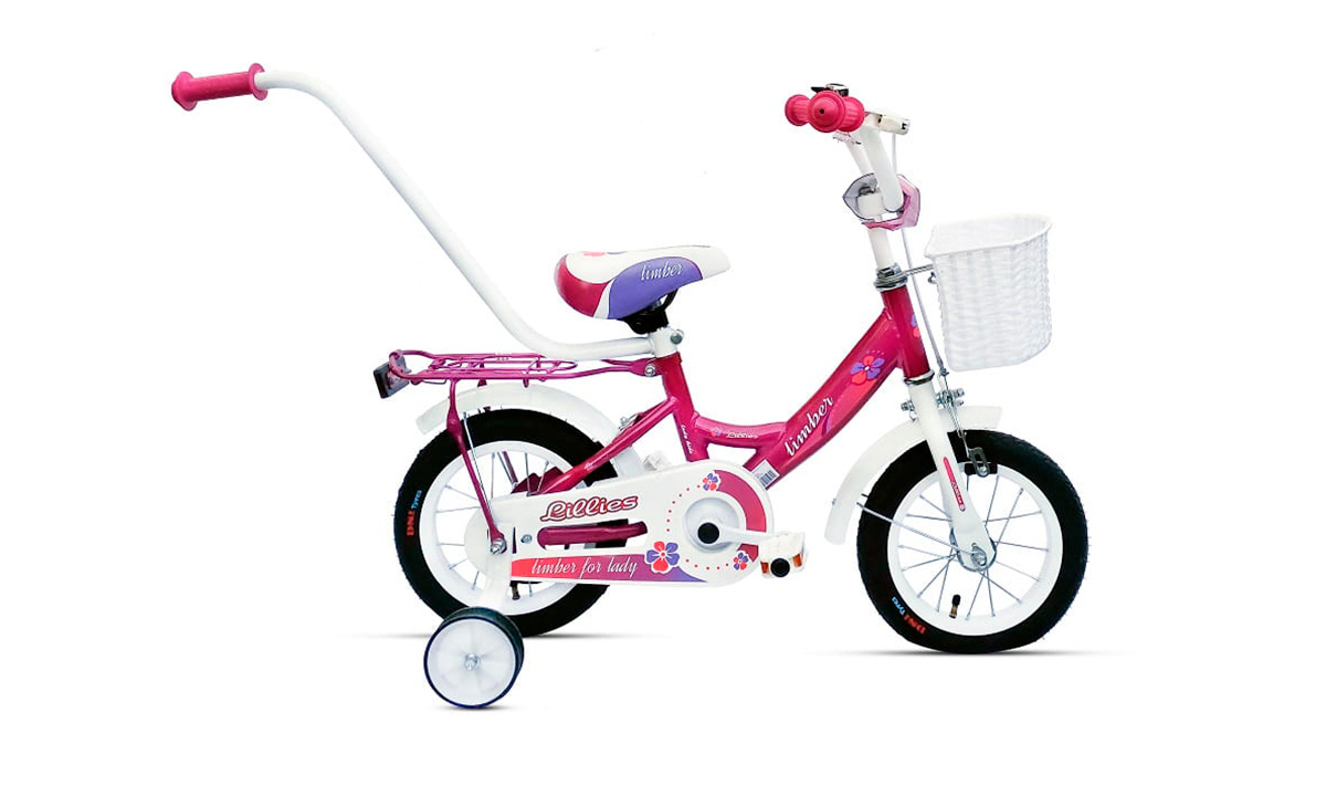 Фотография Велосипед Monteria Limber Girl 12" (2021) 2021 Черно-розовый