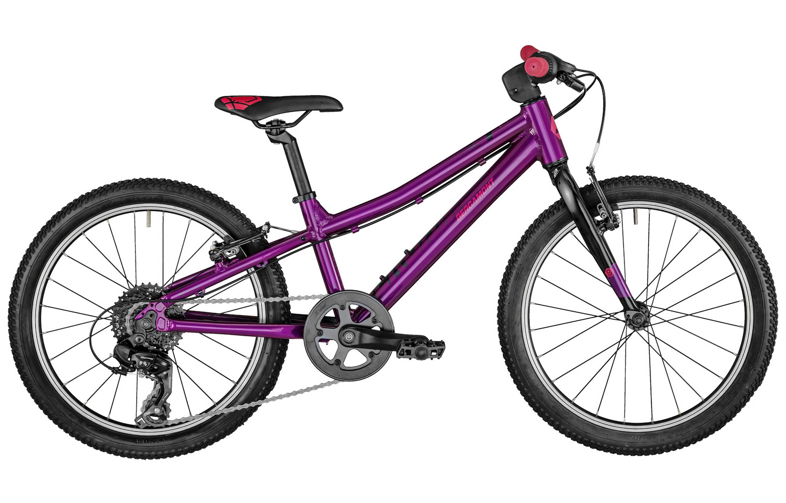 Фотография Велосипед Bergamont Bergamonster Girl 20" 2021 Фиолетовый
