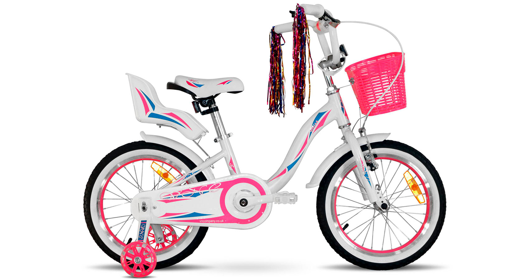 Фотографія Велосипед VNC Miss AC 16" 2022 White-blue-pink