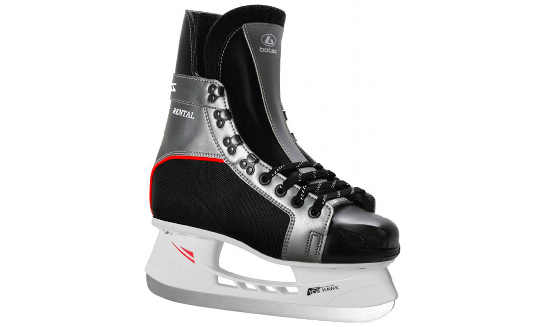 Фотографія Ковзани хокейні Botas Icehawk Carbon, розмір 34 Чорно-сірий