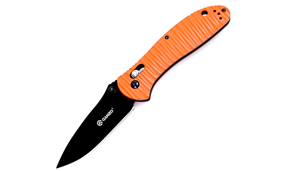 Фотография Складной нож Ganzo G7392P оранжевый