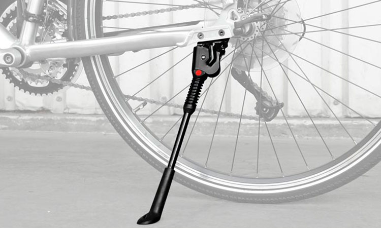 Фотография Велосипедная подножка задняя Hebie FIX 40, изменяемая длина 26-28"