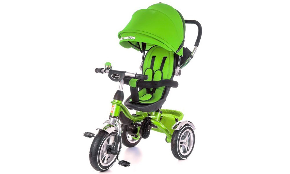 Фотографія Велосипед дитячий 3х колісний Kidzmotion Tobi Pro Зелений
