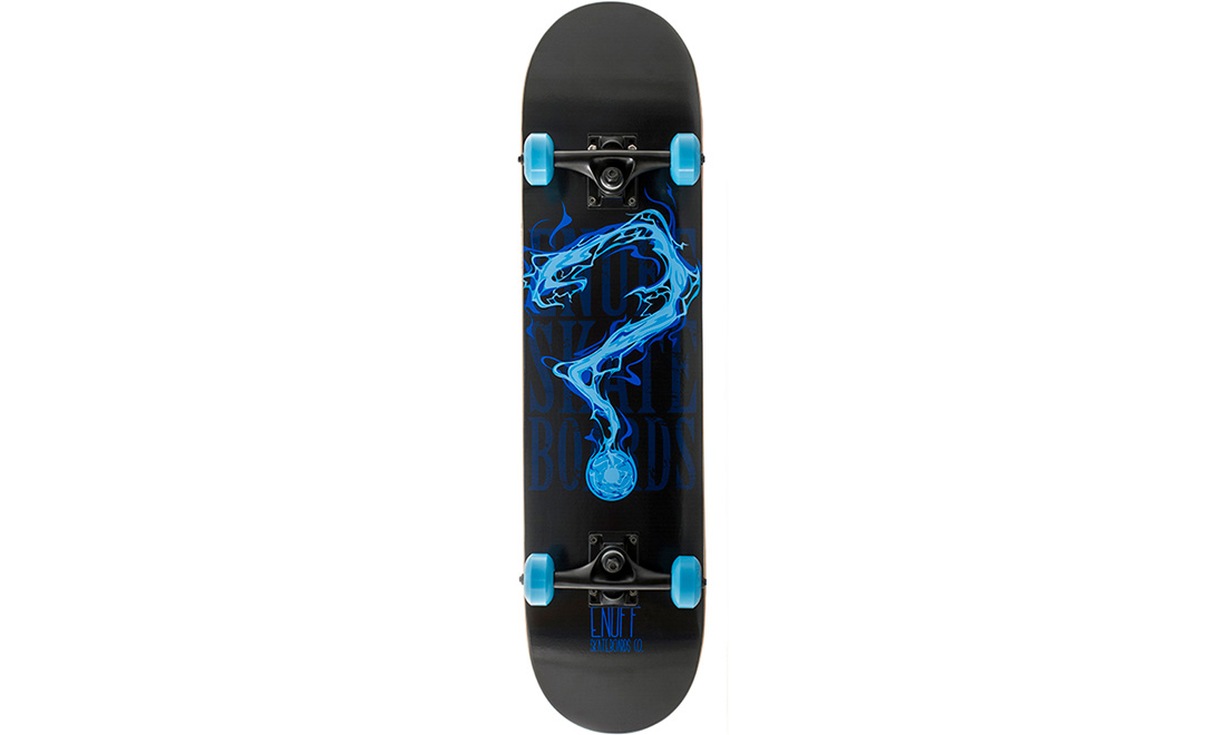 Фотографія Скейтборд Enuff Pyro II blue 80 х 20 см Чорно-синій