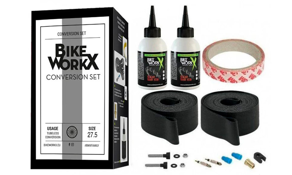 Фотографія Набір для безкамерки BikeWorkX Conversion SET 27.5"