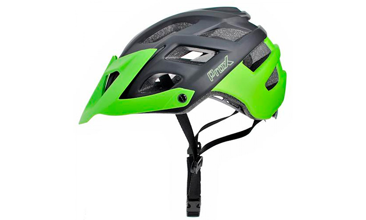 Фотография Шлем велосипедный ProX Thor, размер L (58-61 см)  black/green