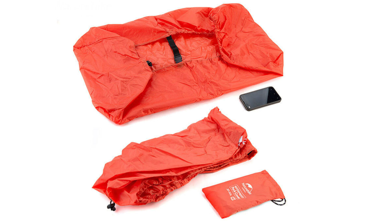Фотография Чехол для рюкзака Naturehike NH15Y001-Z L, 50-70 л, оранжевый 3