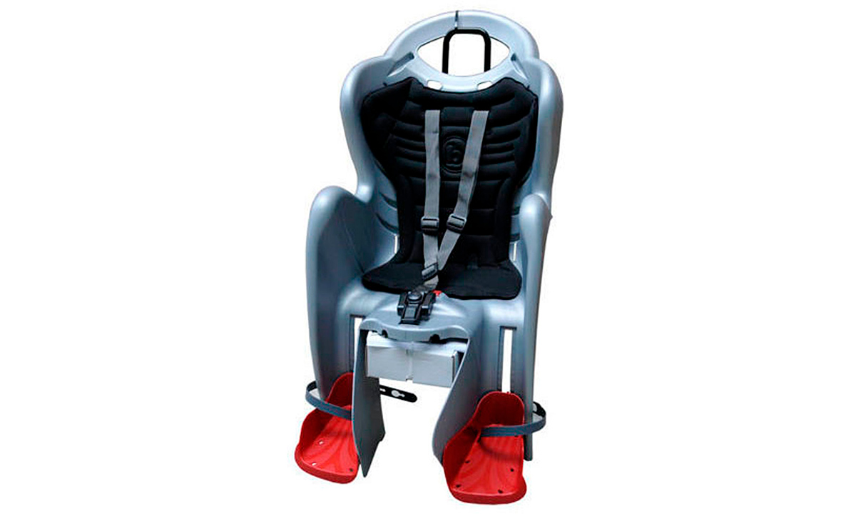 Фотографія Дитяче велокрісло Bellelli Mr Fox Relax B-fix до 22 кг Сріблясто-чорний