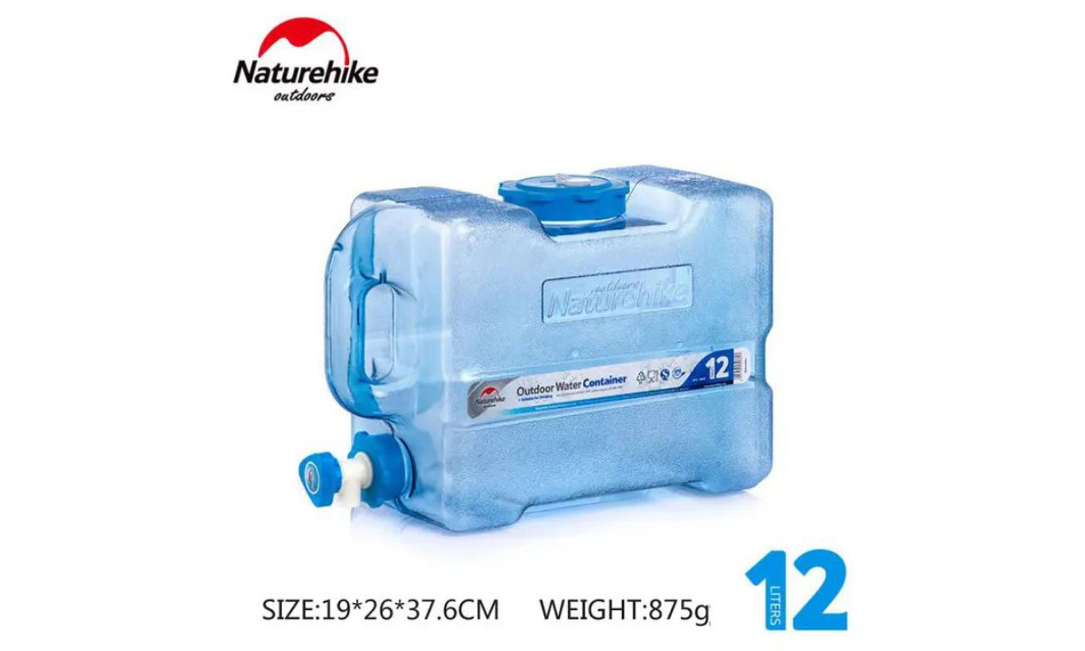 Фотографія Каністра для води Naturehike PC7 NH18S012-T, 12 л, синя