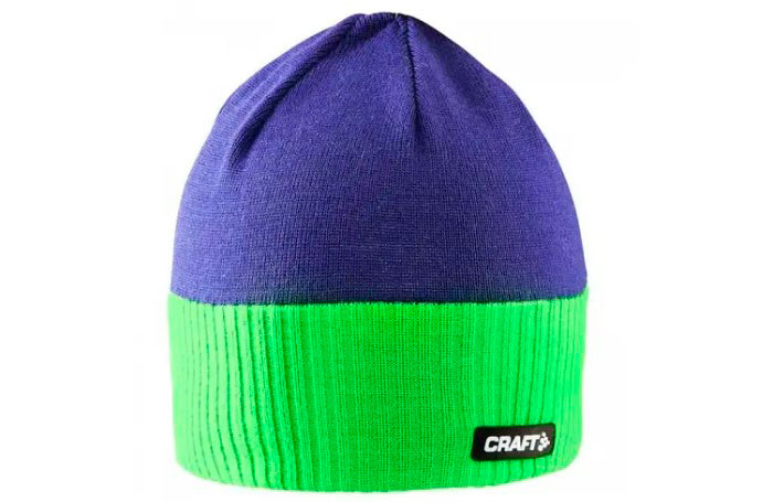 Фотографія Шапка Craft Bormio розмір S/M, фіолетово-зелений