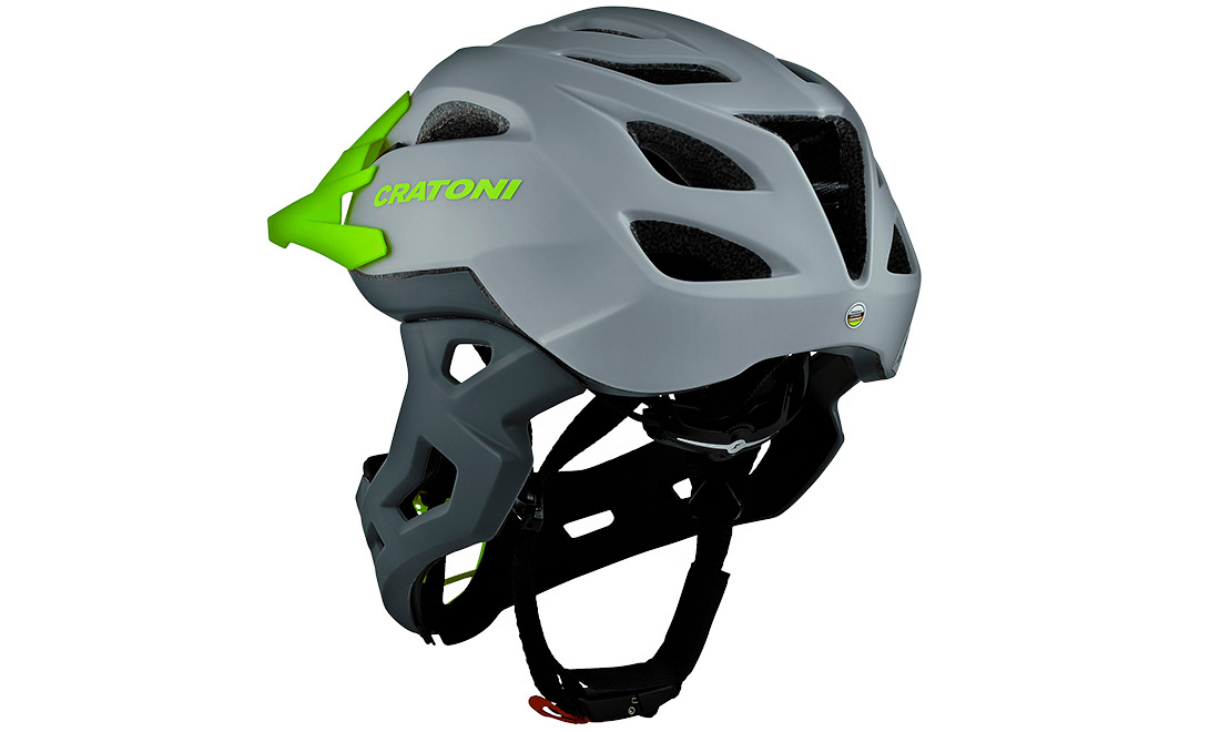 Фотография Шлем для велосипедиста Cratoni C-Maniac размер S/M (52-56 см) Серо-черный 2