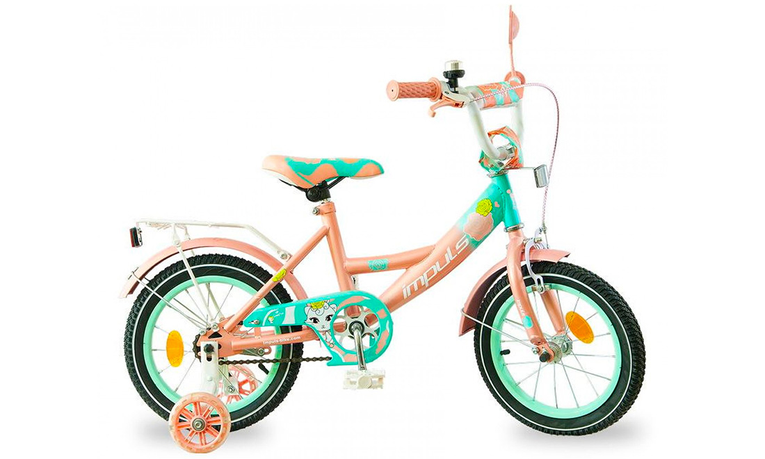 Фотографія Велосипед Impuls Kids 14" (2020) 2020 Бежевий