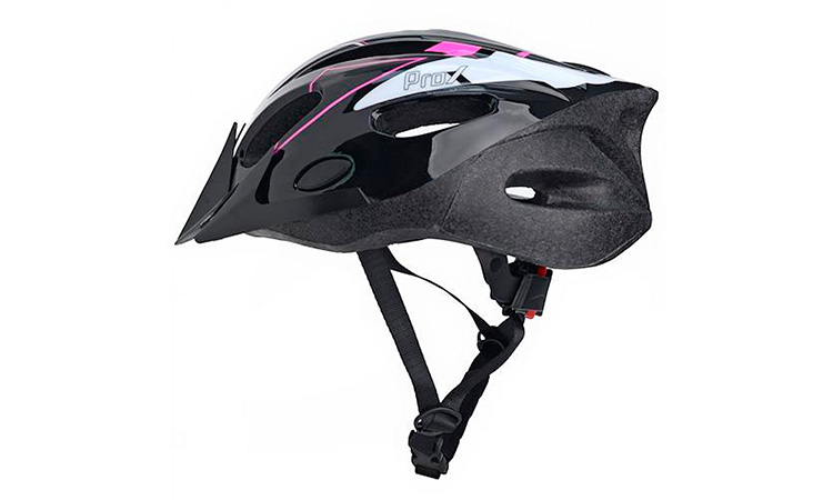 Фотография Шлем велосипедный ProX Thunder, размер M-L  Черно-розовый