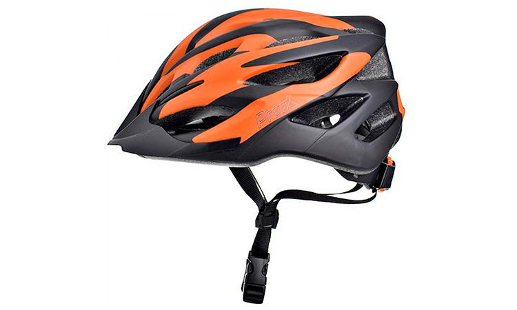 Фотография Шлем велосипедный ProX Thumb, размер L (58-61 см)  black/orange