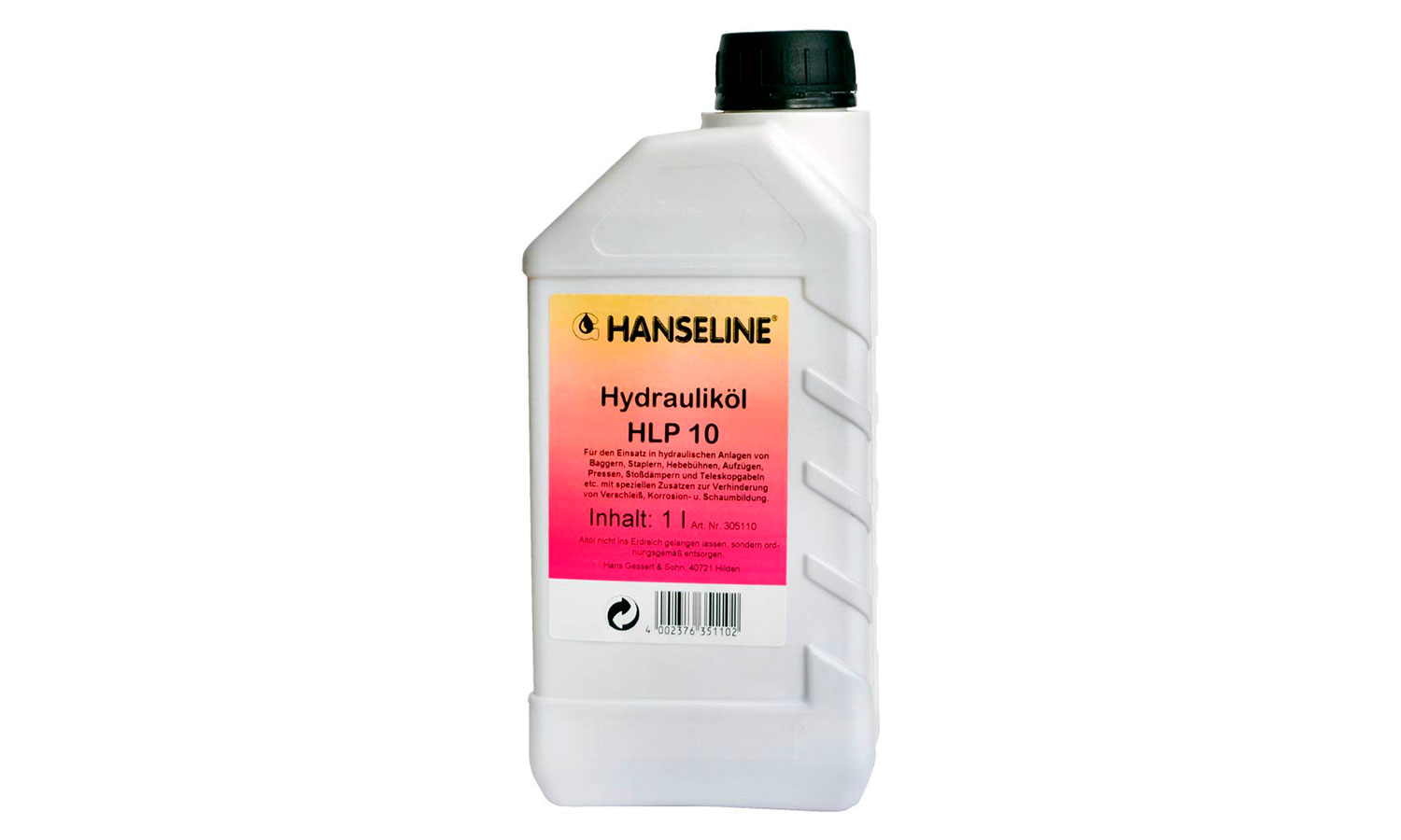 Фотографія Олія гідравлічна Hanseline Hydraulikoil HLP10, 1 л