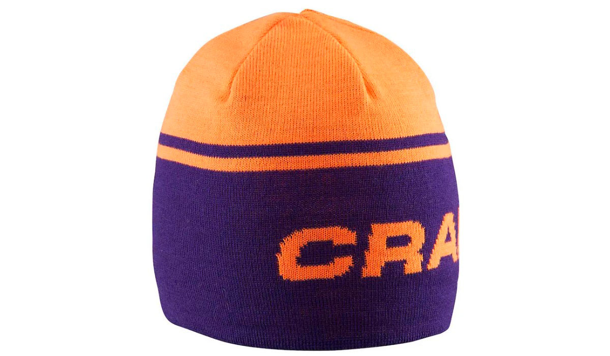 Фотографія Шапка Craft Logo розмір L/XL, оранжево-фіолетовий