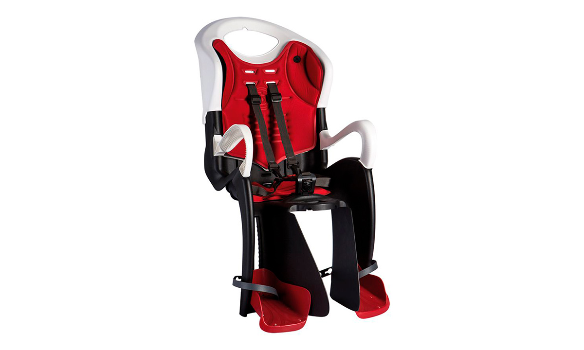 Фотографія Дитяче велокрісло Bellelli Tiger Сlamp до 22 кг Чорно-червоний
