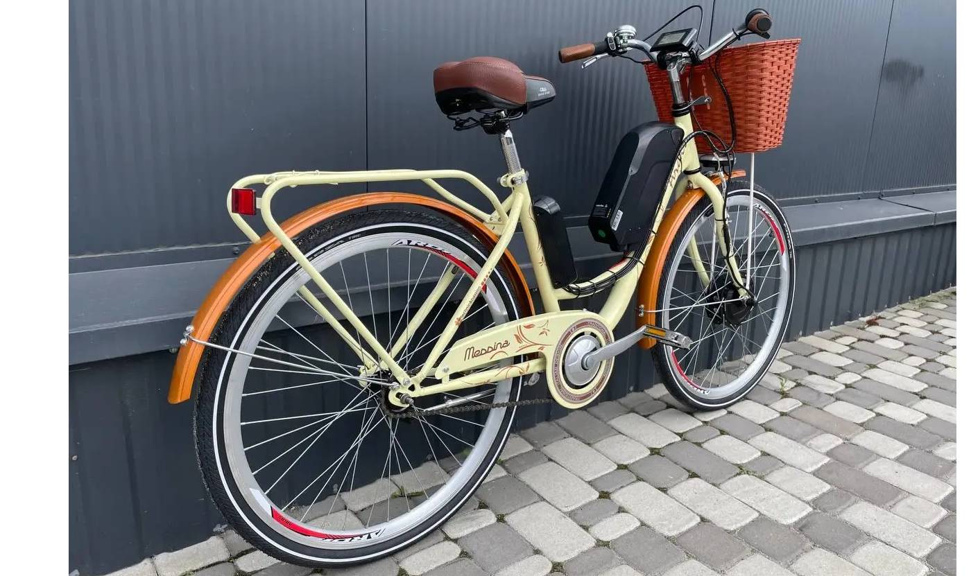 Фотографія Електровелосипед міський Ardis Medina 26" 500W 48V 12 Ah бежевий 2