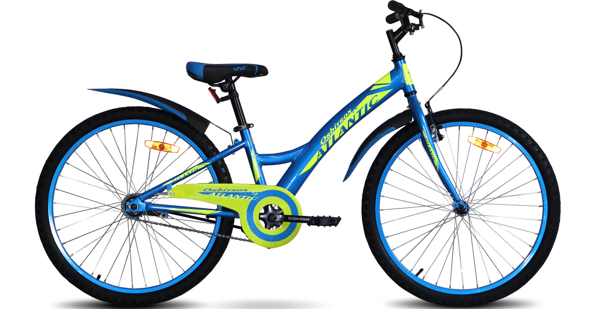 Фотография Велосипед Atlantic Orbitron CX 24" размер XXS 2022 Сине-зеленый