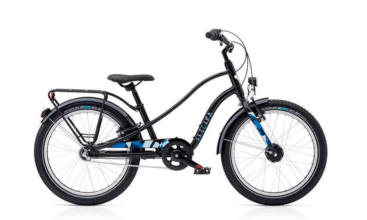 Фотография Велосипед 20" Electra Sprocket 3i (2019) 2019 Черно-синий 