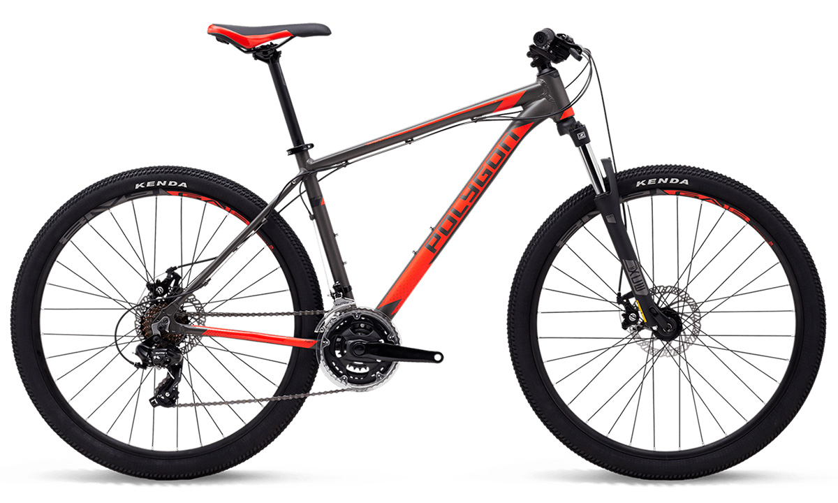 Фотография Велосипед POLYGON CASCADE 3 27,5" (2020) 2020 Серо-оранжевый 3