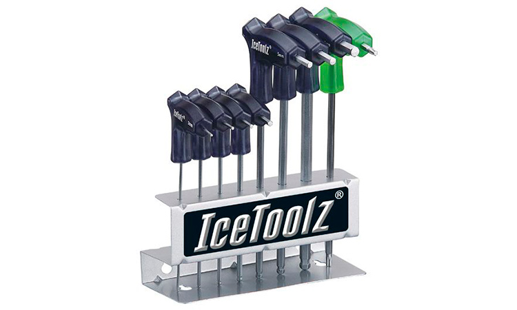 Фотографія Набір ключів ICE TOOLZ 7M85 шестигранників для майстер. 2x2.5x3x4x5x6x8 мм, з рукоятками та закругленим кінцем
