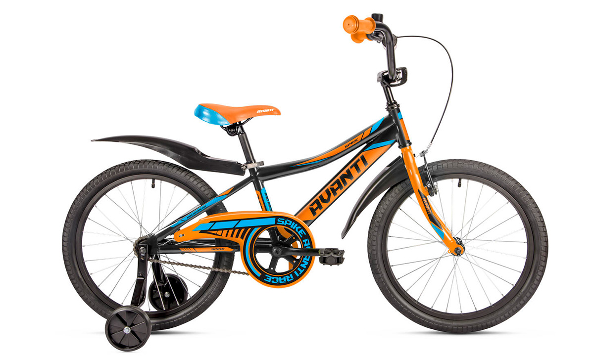 Фотография Велосипед Avanti SPIKE 20" 2021 Черно-оранжевый