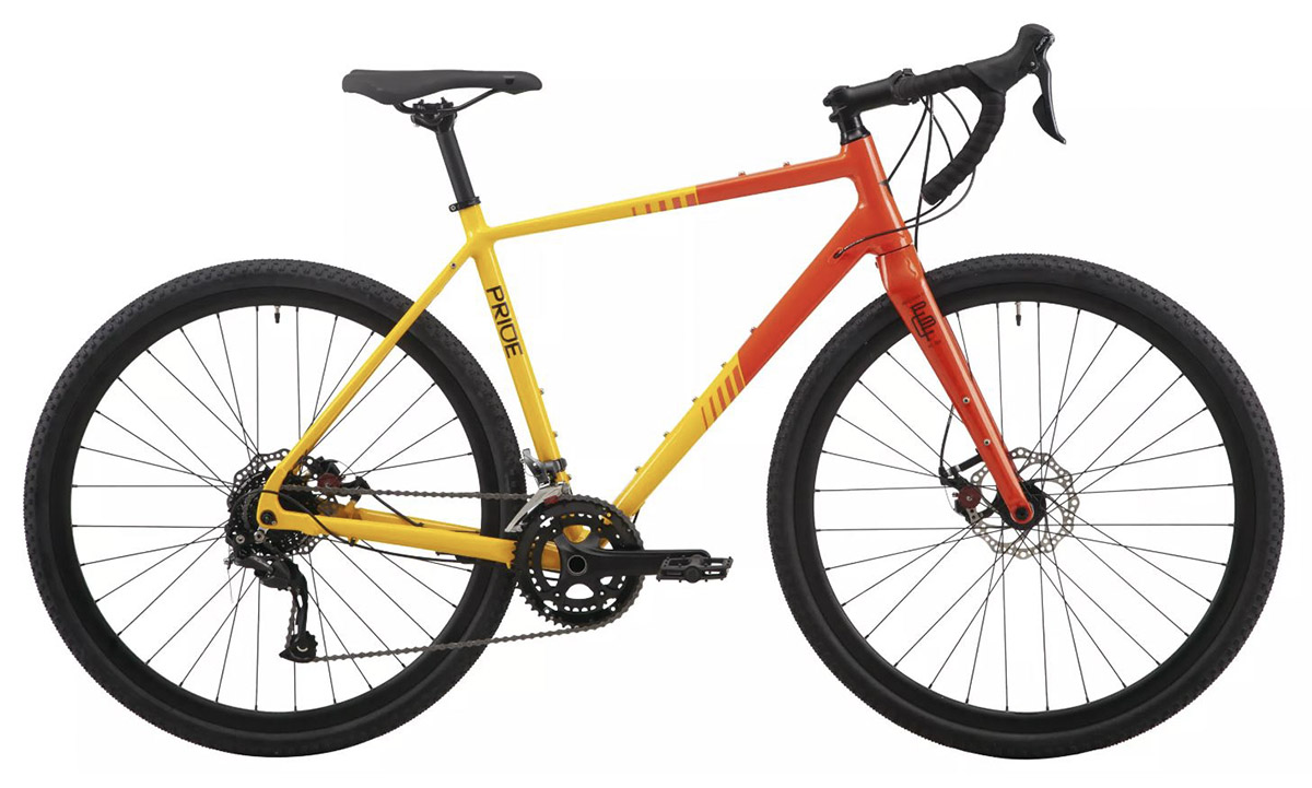 Фотографія Велосипед Pride ROCX 8.2 CF, 28", рама L, 2023 жовтий