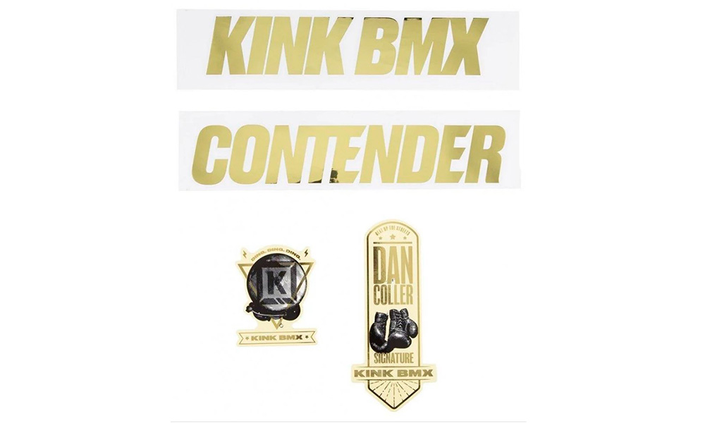 Фотографія Набір наклейок на раму KINK BMX SXTN Decal Kit