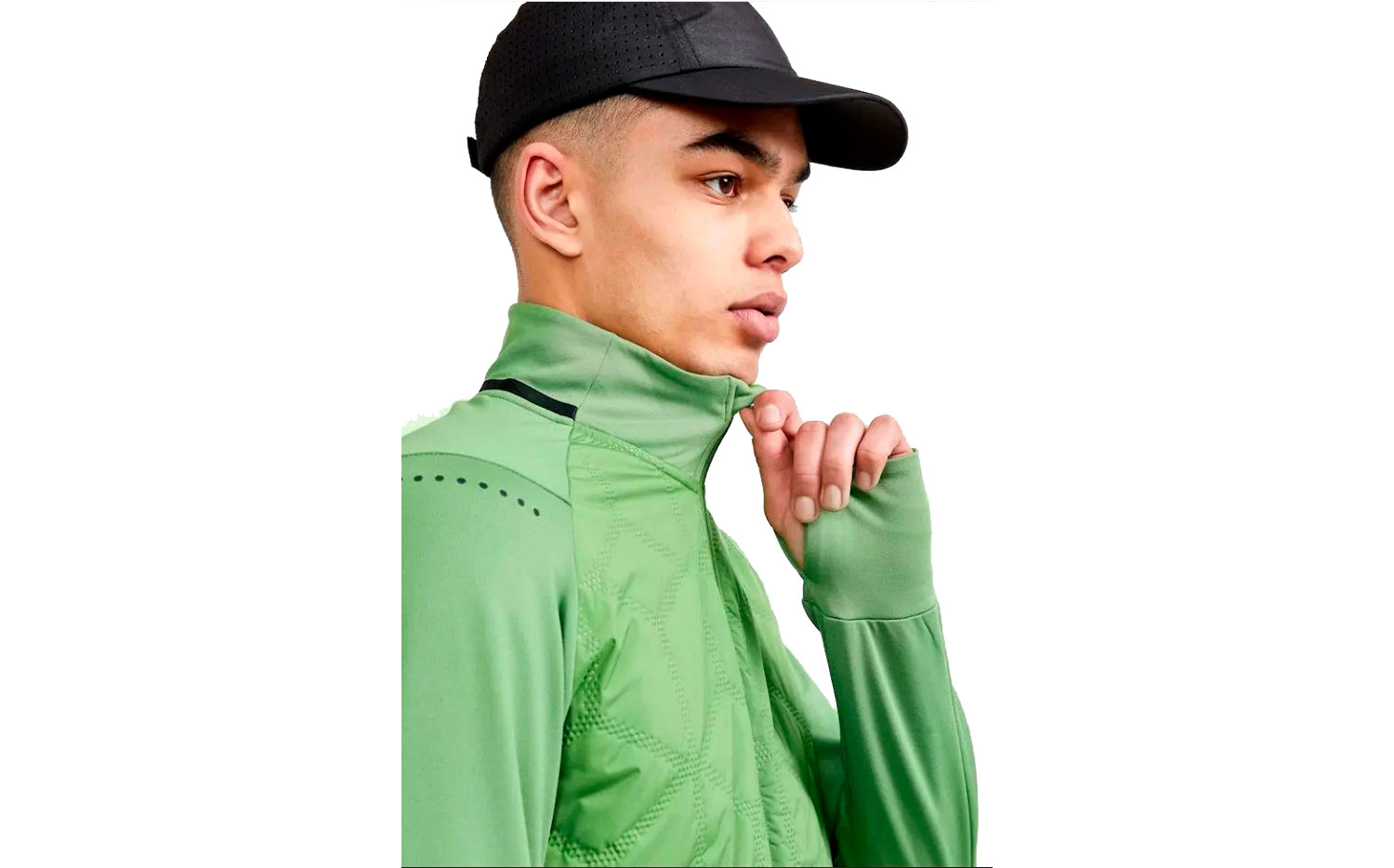 Фотография Куртка Craft ADV SubZ Warm Jacket, мужской, размер L, сезон AW 21, зеленый 4