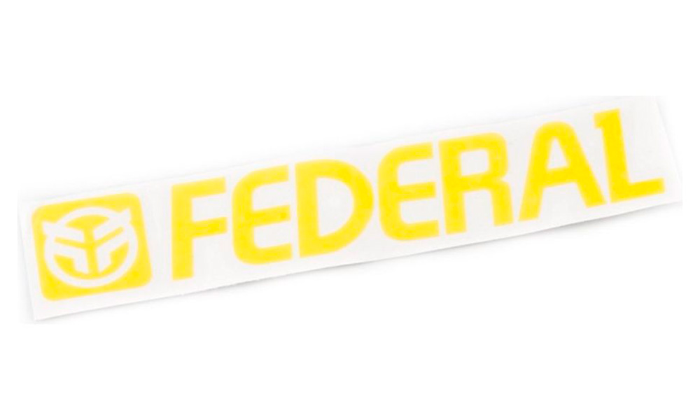 Фотографія Наклейка Federal 170 мм Жовтий