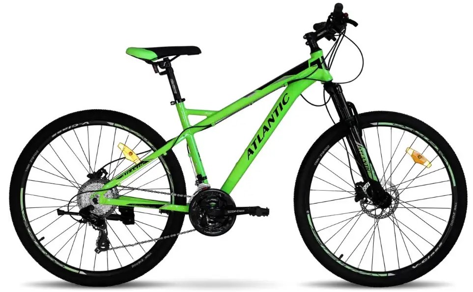 Фотография Велосипед Atlantic Rekon DX Pro 27,5" размер М рама 17" 2022 Салатовый