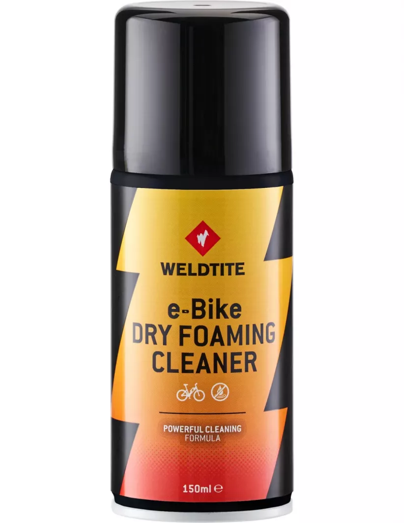 Фотографія Очисник електровелосипедів Weldtite 03912 e-BIKE DRY FOAMING CLEANER, суха піна, аерозоль 150мл