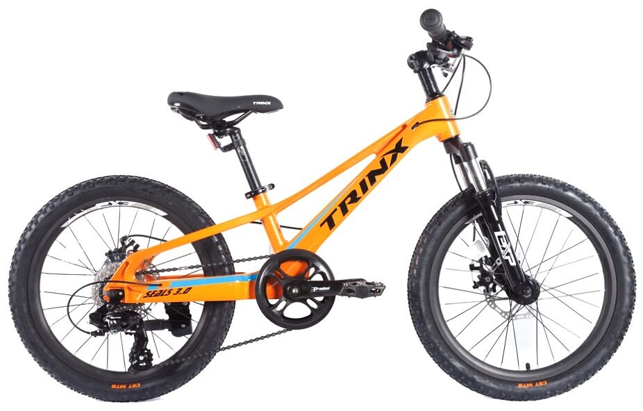 Фотография Велосипед Trinx SEALS 3.0 20" Orange-Black-Blue