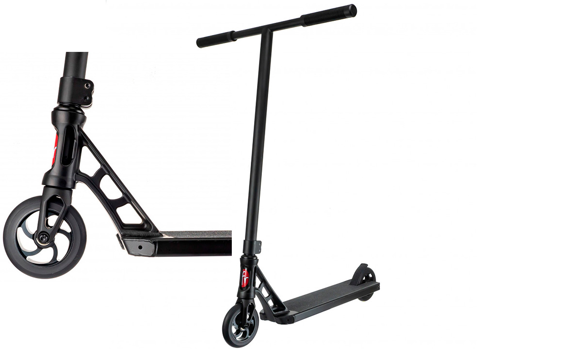 Трюковой самокат FreeRider ST120 bulavO Black Трюковой самокат FreeRider ST120 bulavO Black