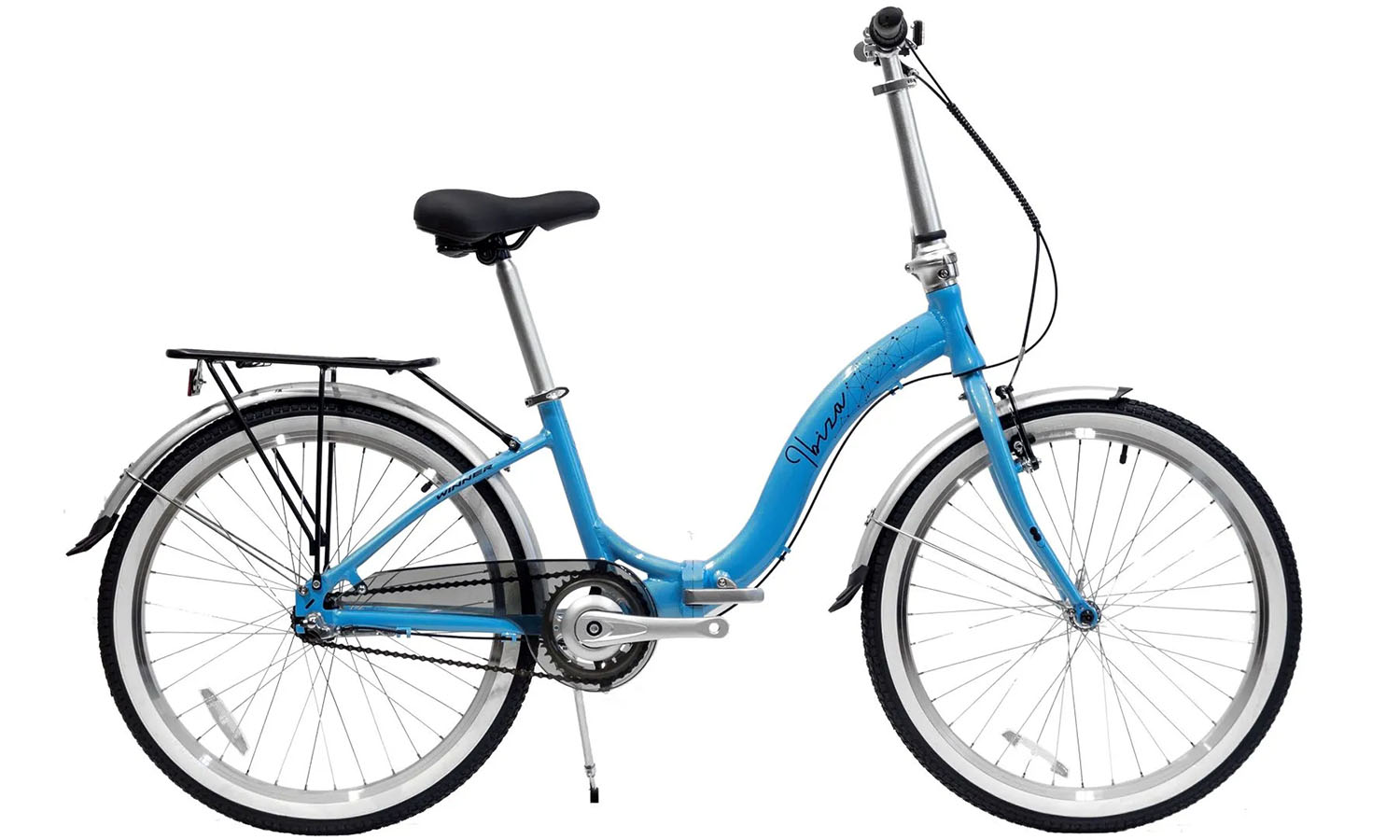 Фотографія Велосипед складний Winner IBIZA 24", рама One Size, 2024, синій