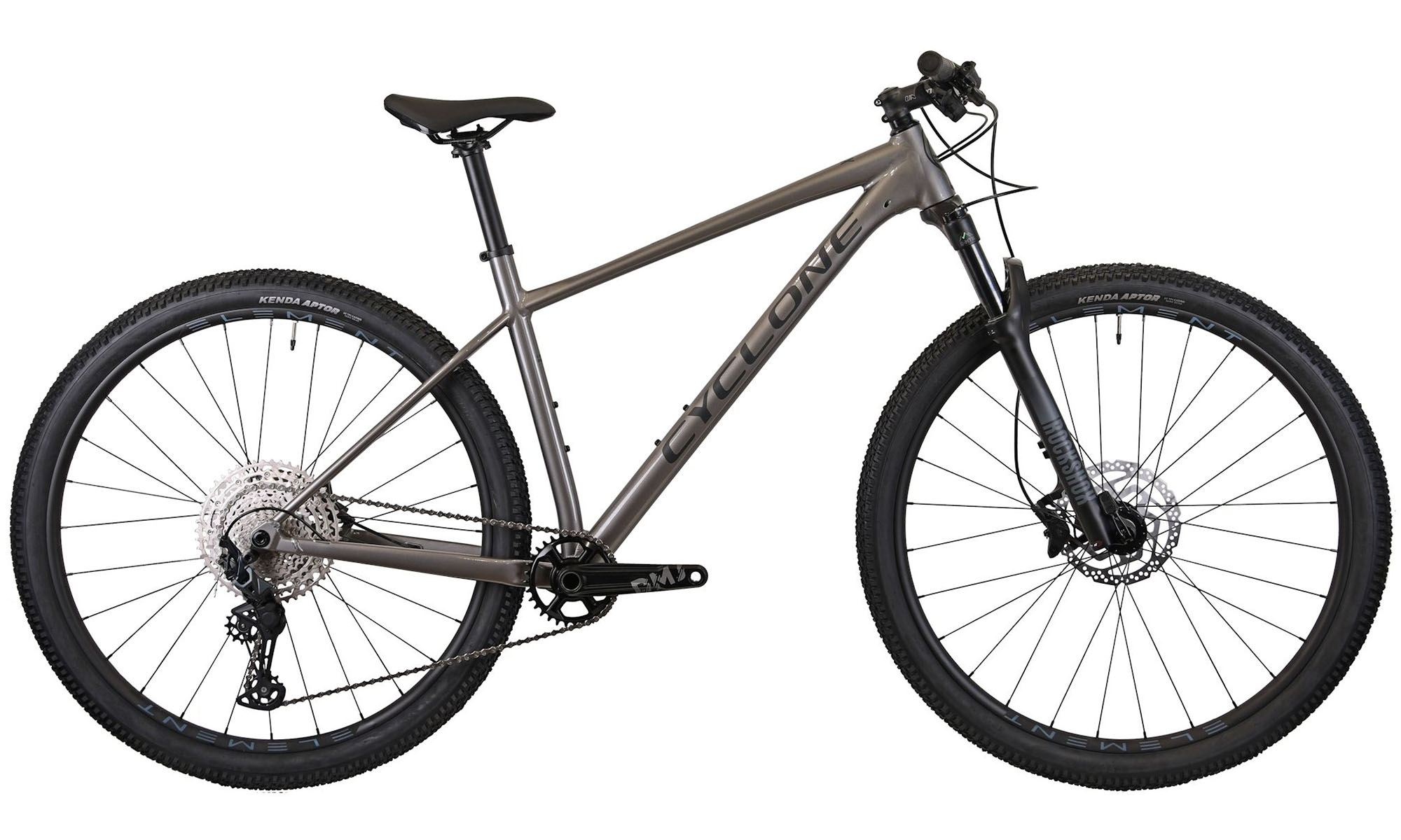Велосипед CYCLONE SLX 29", размер M, год 2026, серый Велосипед CYCLONE SLX 29", размер M, год 2026, серый