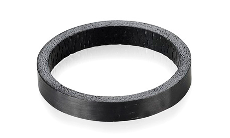 Фотографія Кільце проставки XLC чорне, 5 мм, 1 1/8" карбон 
