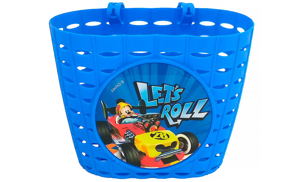 Фотографія Кошик передній Mendelli Let's Roll пластик, синій