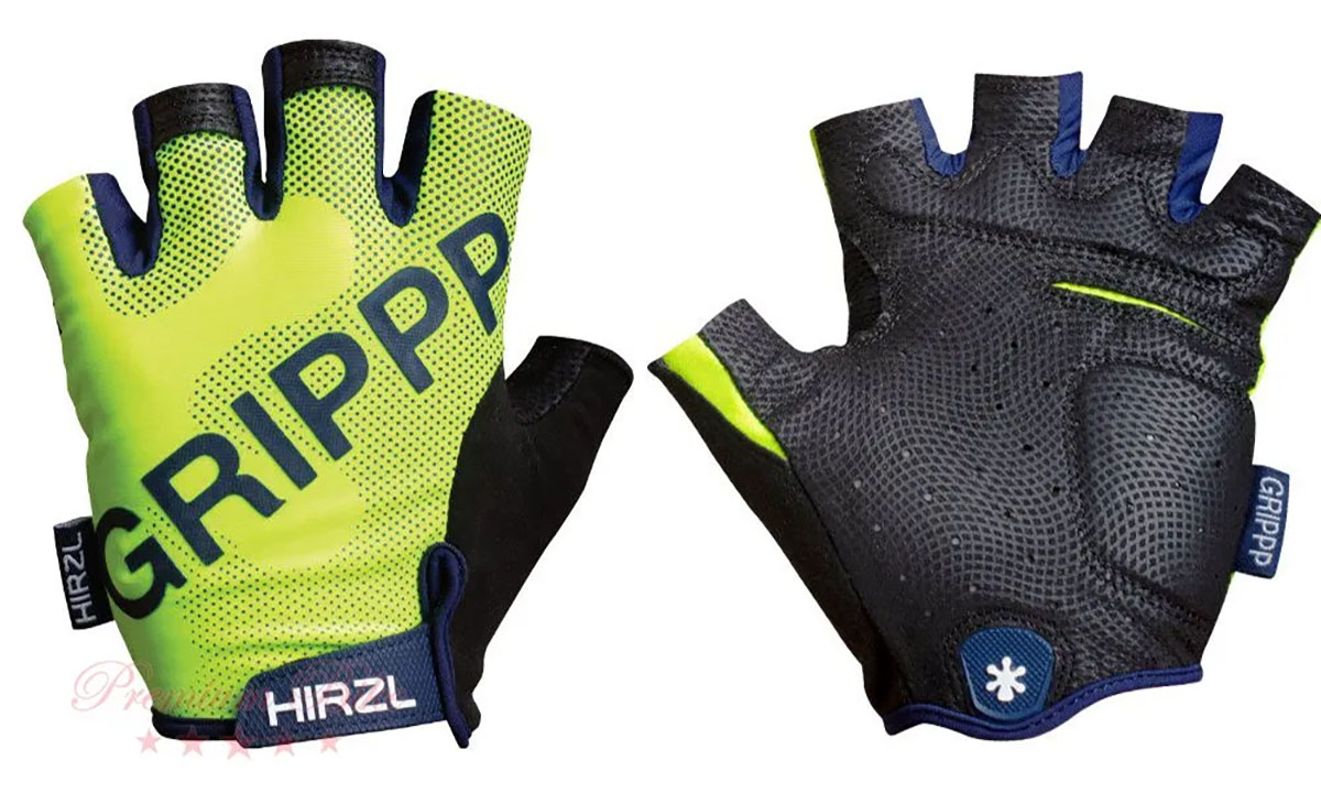 Фотография Велосипедные перчатки Hirzl GRIPPP TOUR SF 2.0, желто-черный, размер M 2