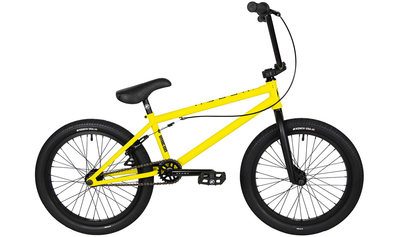 Фотография Велосипед 20" BMX Kench Chr-Mo 20,5" (2021) Желтый (матовый)