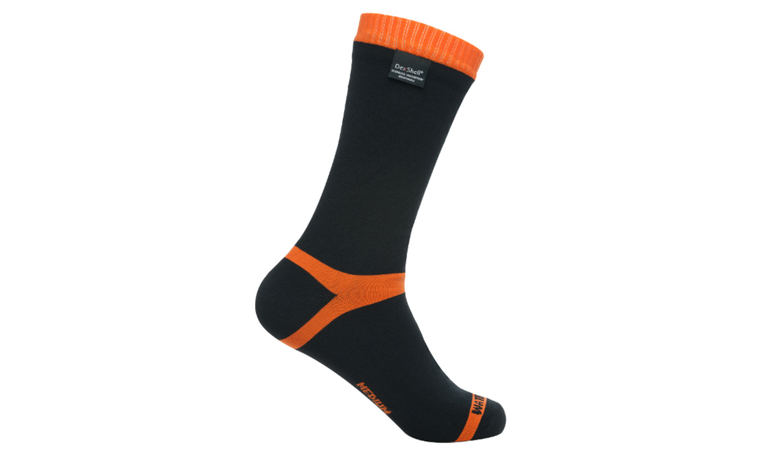 Фотографія Шкарпетки водонепроникні Dexshell Hytherm Pro Socks S Чорно-жовтогарячий