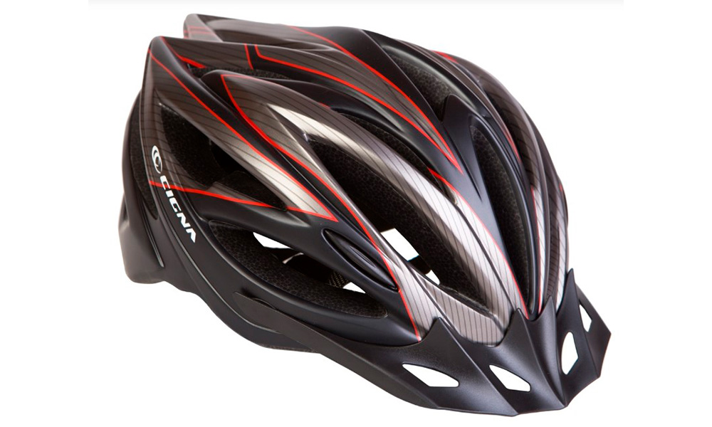 Фотография Шлем велосипедный CIGNA WT-068, размер М (54-57 см) черно-красный