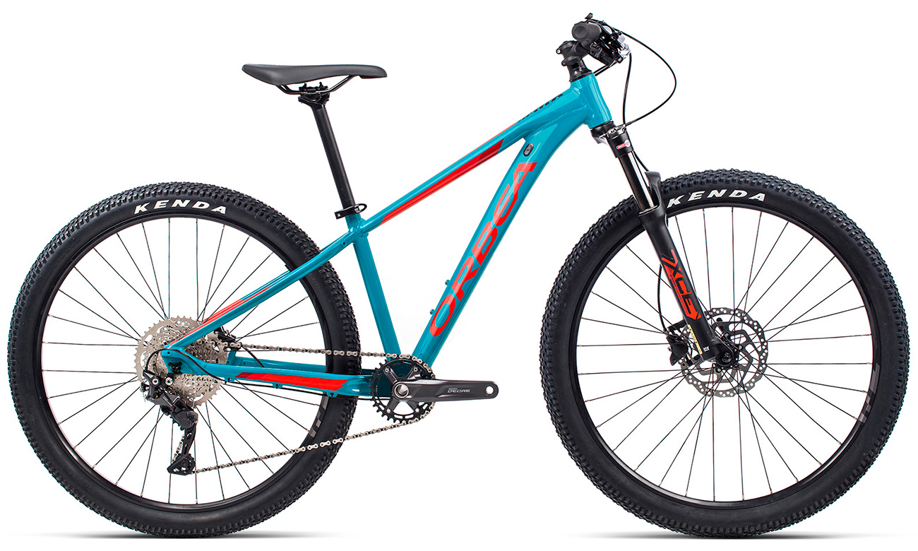 Фотография Подростковый велосипед Orbea MX XS XC 27,5" 2021 Сине-красный