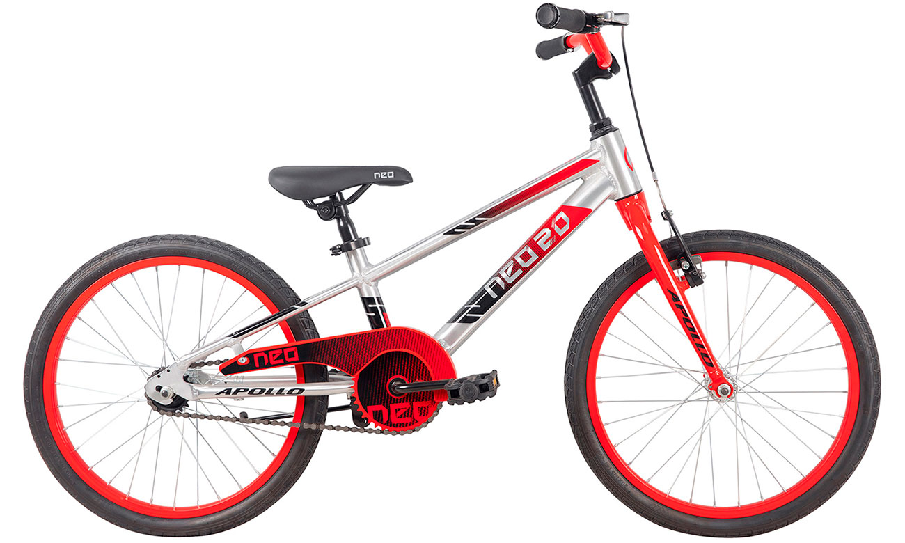 Фотография Велосипед Apollo NEO 3i boys 20" 2022 Серо-красный