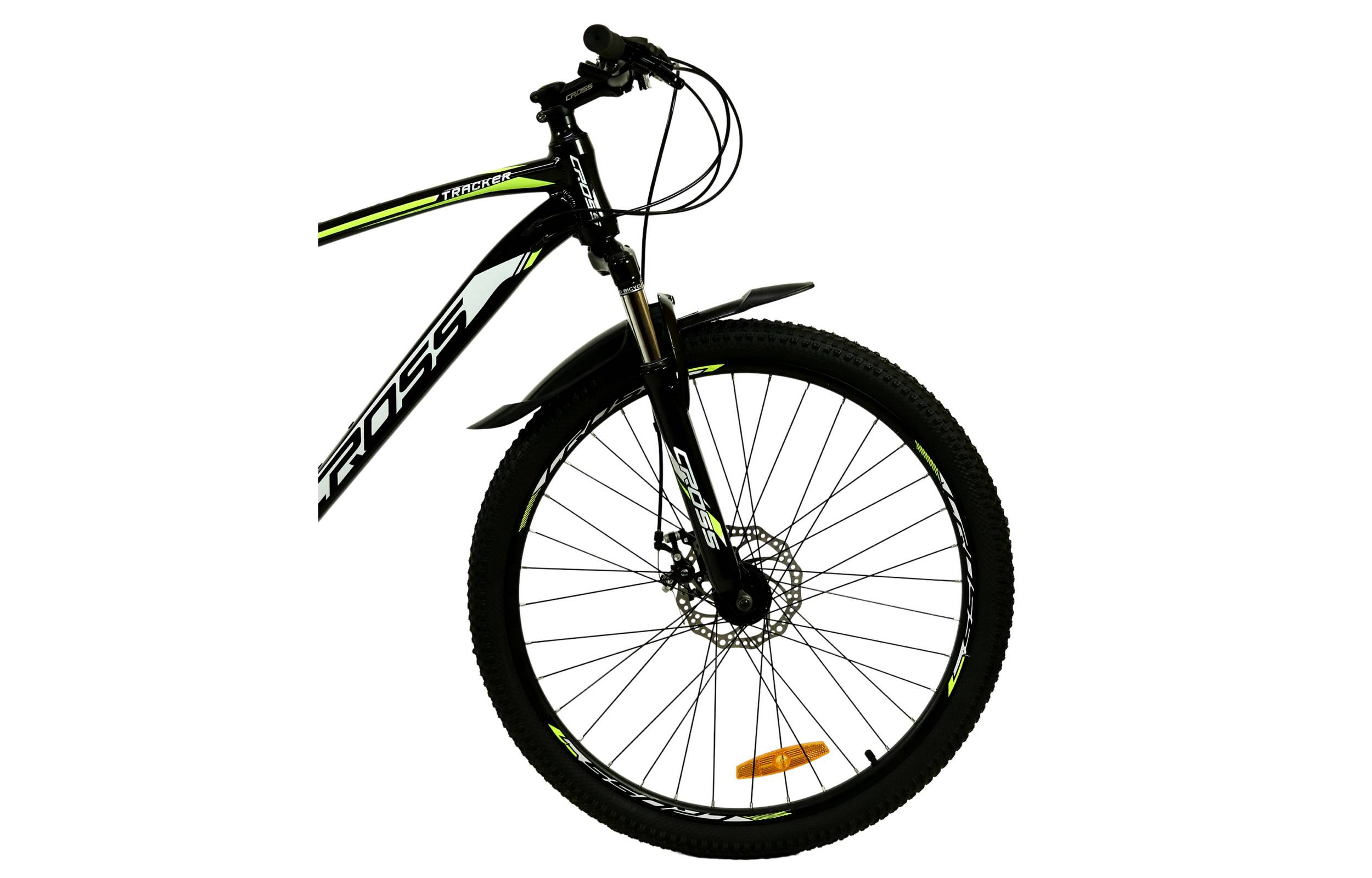 Фотография Велосипед CROSS Tracker 26" размер М рама 17 2022 Черный-Желтый 2