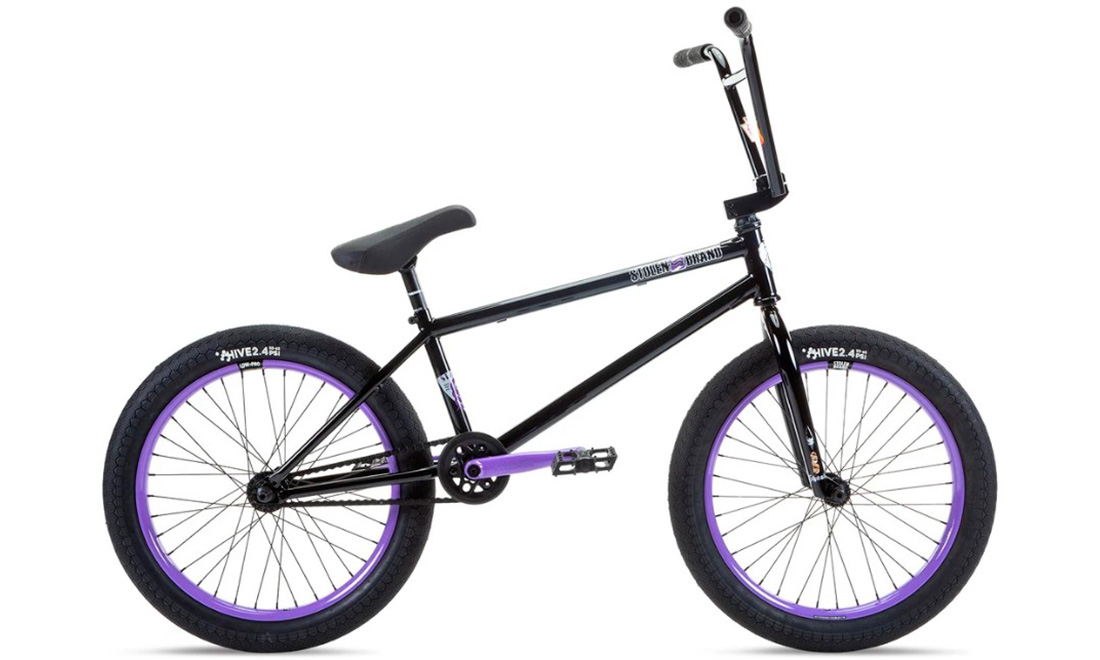 Фотография Велосипед Stolen SINNER FC XLT RHD 21.00" 20" (2021) Черно-фиолетовый
