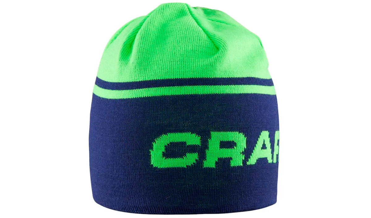 Фотографія Шапка Craft Logo розмір L/XL, синьо-зелений