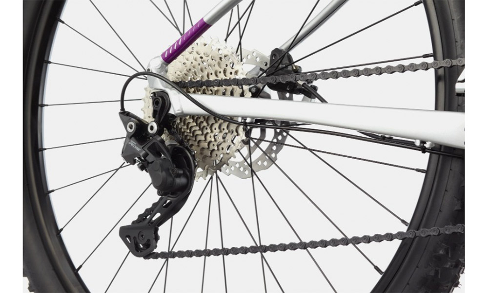 Фотография Велосипед Cannondale TRAIL SL 4 Feminine 29" размер М 2021 Бело-фиолетовый 5